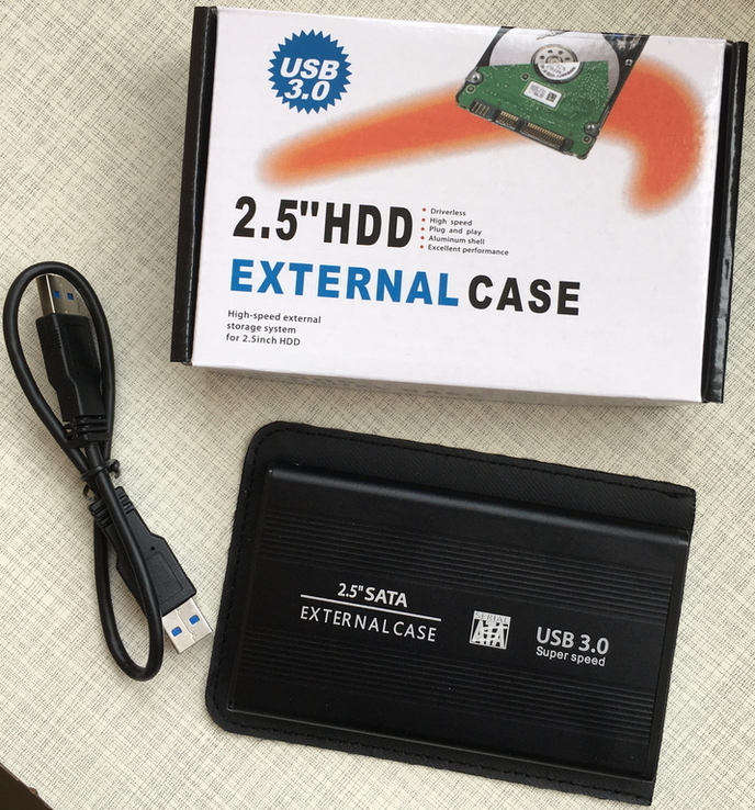 Внешний Жесткий диск Переносной HDD 1Tb (1000 ГБ) USB 3.0, фото №3