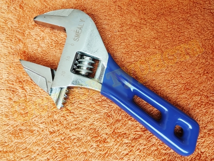 Ключ разводной Smealy с короткой рукоятью 140 мм, фото №2