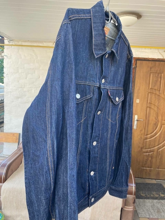 Джинсова куртка Levi's розмір XL, photo number 4