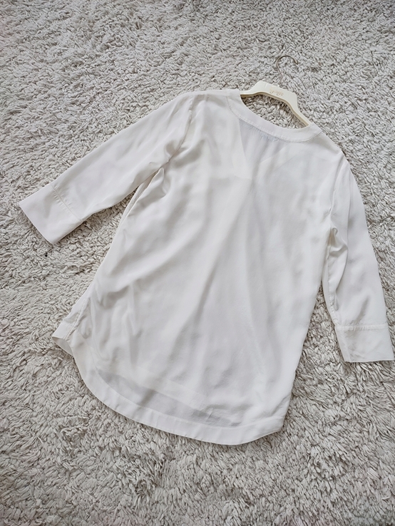 Шелковая базовая блуза Tommy hilfiger, фото №4