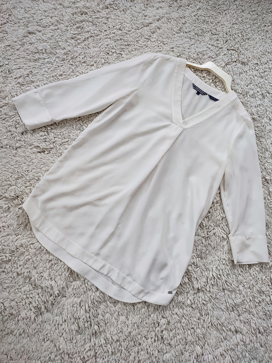 Шелковая базовая блуза Tommy hilfiger, фото №5