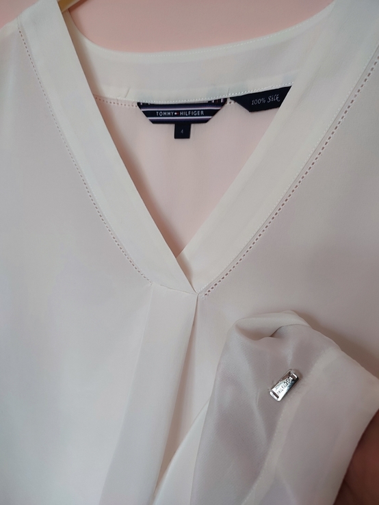 Шелковая базовая блуза Tommy hilfiger, numer zdjęcia 13