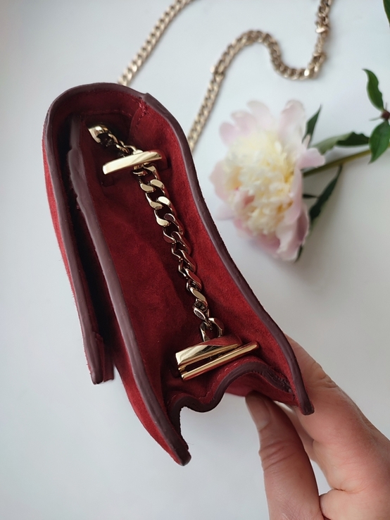Замшевая сумочка на цепочке Zara woman, оригинал, фото №12