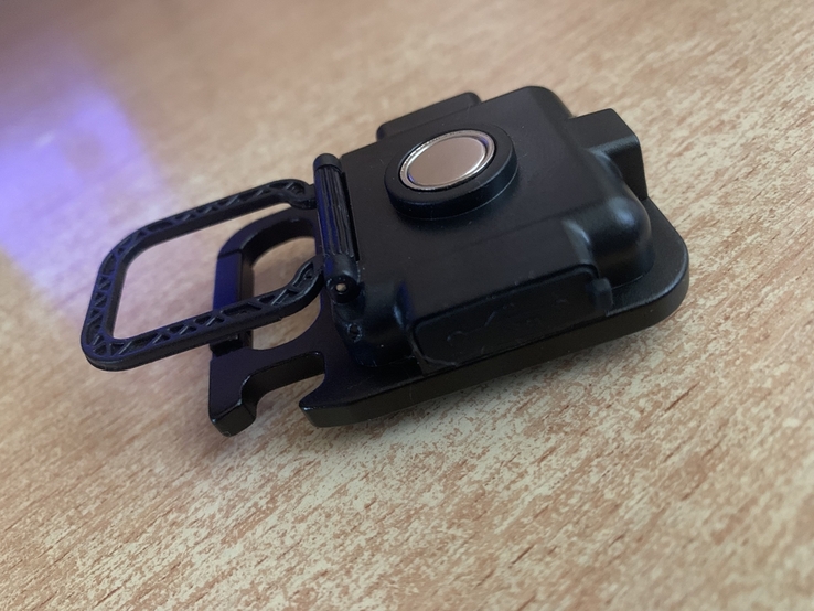 Ліхтарик акумуляторний кишеньковий з магнітом та карабіном, фото №7