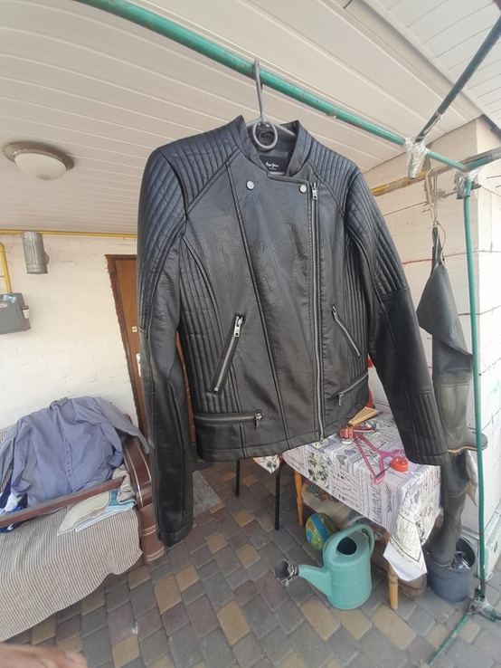 Кожаная куртка Pepe gecma розмір S, фото №3