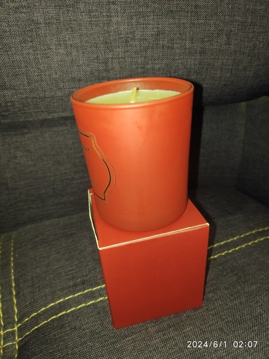 Ароматична свічка ароматическая свечка dell amore amber unice fan cosmetic, фото №7