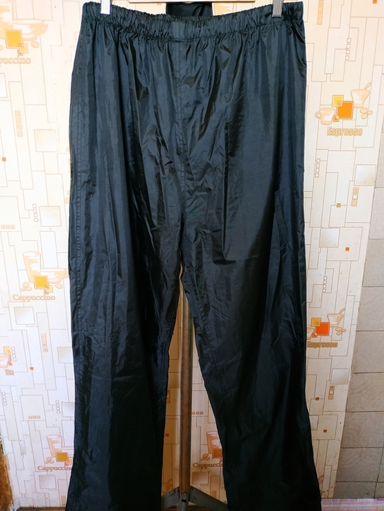 Штани чоловічи вологозахисні чорні POLO р-р XL, фото №2