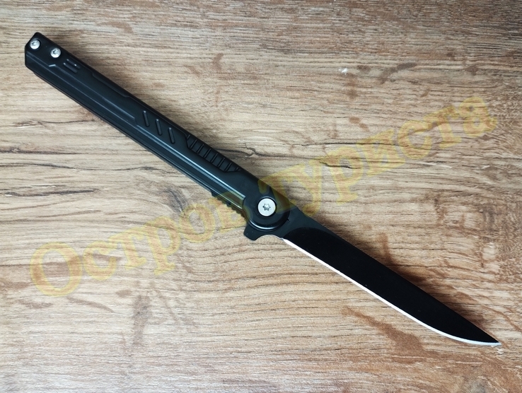 Складной нож Стилет Flipper Black M390, photo number 5