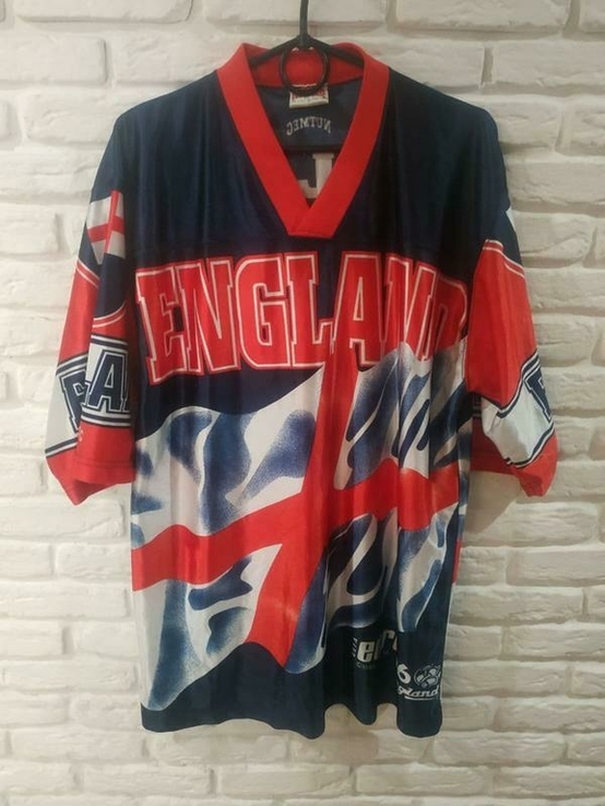 England euro 1996 вінтажна спортивна чоловіча футболка, фото №2