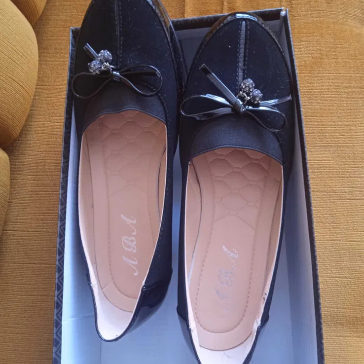 Жіночі елегантні туфлі нові комбіновані, фото №7