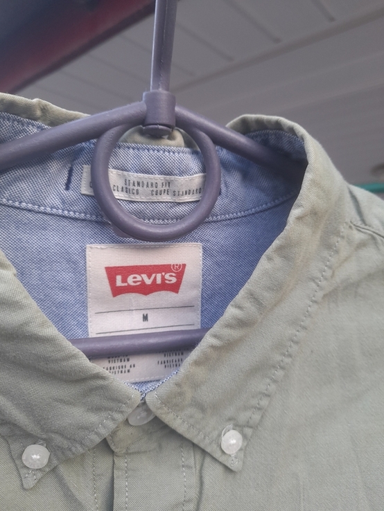Фирменная рубашка Levi's размер м, numer zdjęcia 3