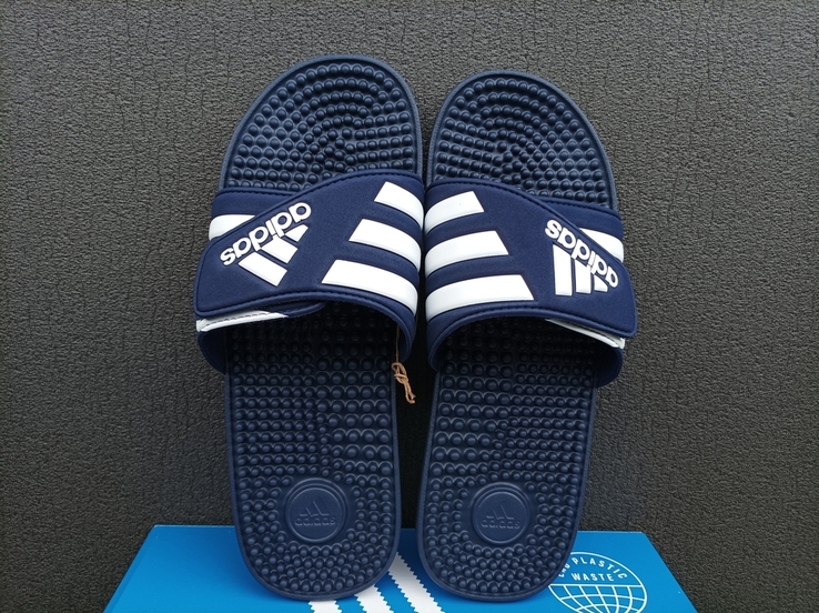 Adidas Adissage Slides - Шльопанці Оригінал (46/29.5), numer zdjęcia 3