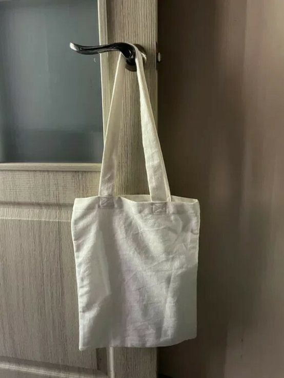 Эко сумка шоппер тканевая ручная вышивка, photo number 3