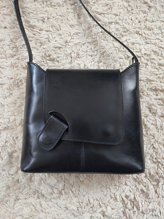 Шкіряна сумка кроссбоді Genuine leather, made in Italy, фото №5