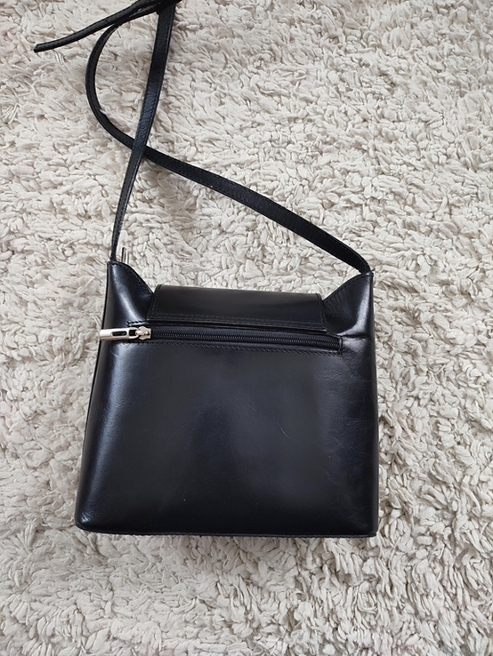 Шкіряна сумка кроссбоді Genuine leather, made in Italy, фото №7