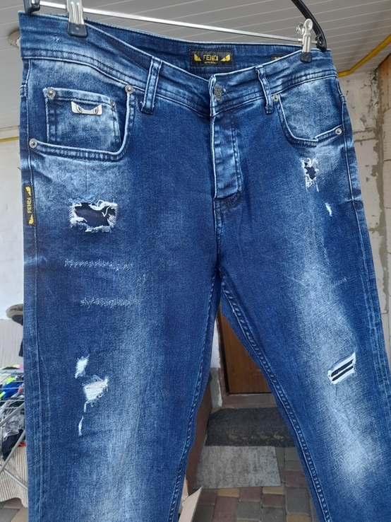 Фірменные штаны Fendi розмір 30, numer zdjęcia 2