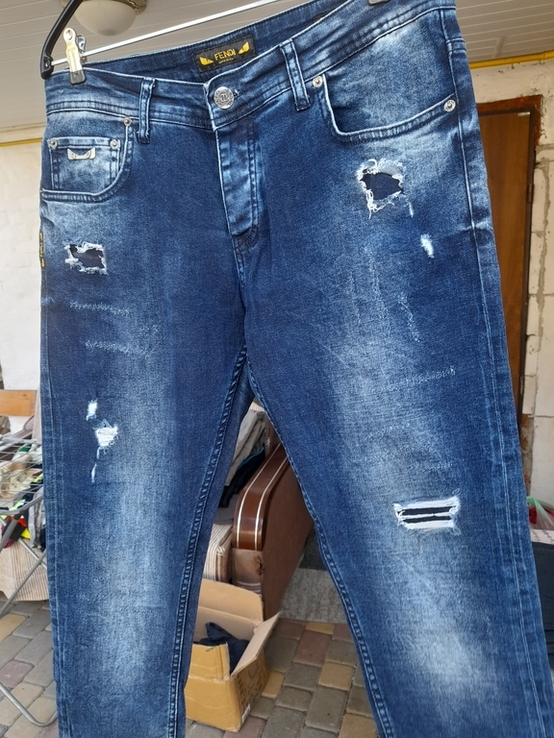 Фірменные штаны Fendi розмір 30, фото №5