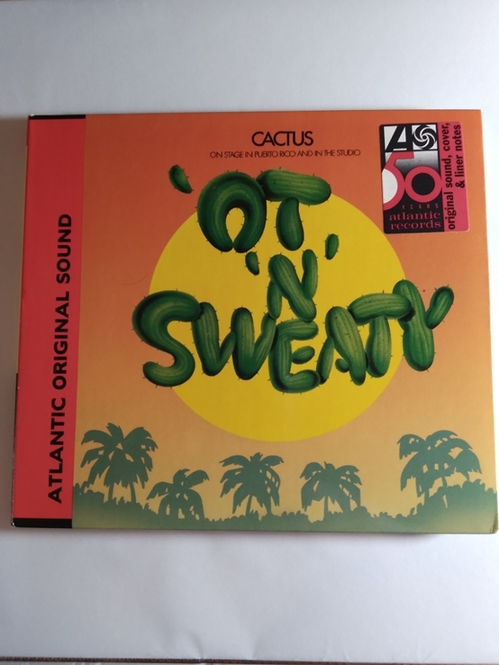 Cactus, 'Ot 'n' Sweaty, 1972, Atlantic Records, Made in Germany, Warner Music, фото №2