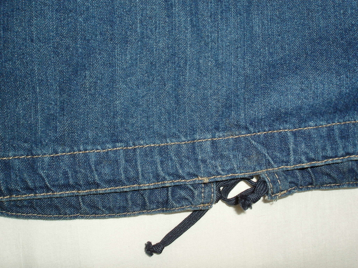Куртка подростковая джинсовая на молнии, фото №8