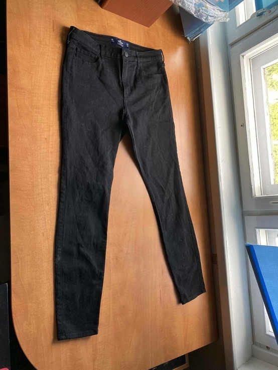  Черные джинсы мужские hollister, photo number 2