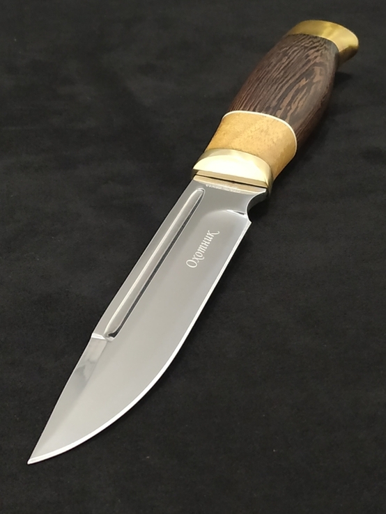 Високоякісний мисливський ніж "Мисливець", ніж фінка, туристичний ніж, фото №7