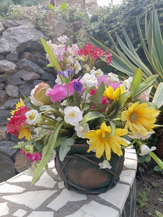 Цветок Букет полевых Цветов в вазе, numer zdjęcia 2