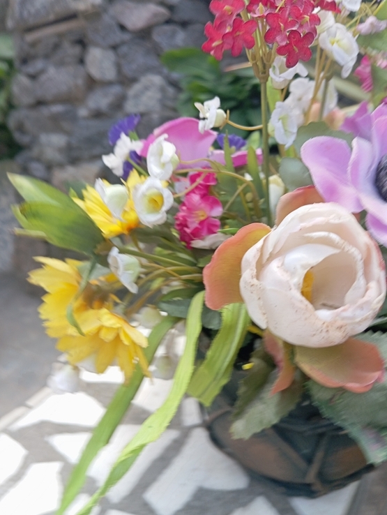 Цветок Букет полевых Цветов в вазе, фото №6