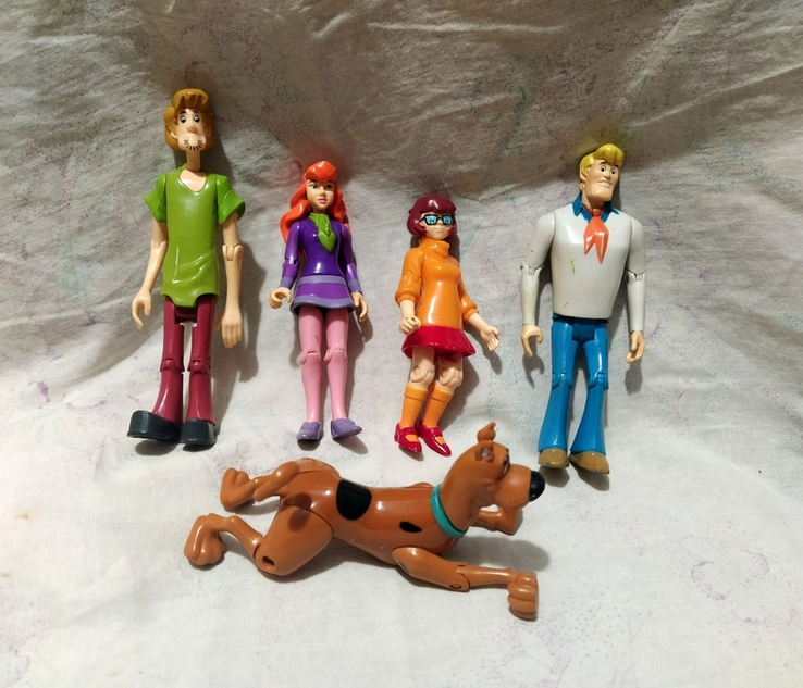 Шарнирные фигурки Scooby-Doo Hanna Barbera (беспл.достав.возм.) Шарнірні фігурки Скубі Ду, numer zdjęcia 2