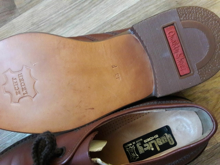 Туфли мужские 43 размер, кожа, винтаж, фото №12