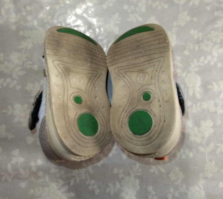Кросовочки детские на липучках, 19-й размер, стелька - 13.0 см, фото №8