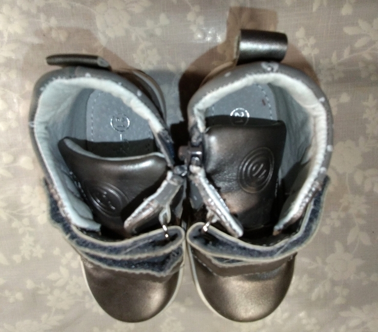 Ботиночки детские для мальчика на липучках, 21-й размер, стелька 15.0 см, фото №9