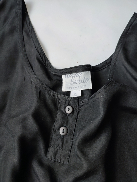 Вінтажна шовкова блуза майка від бренду Reine Seide, фото №5