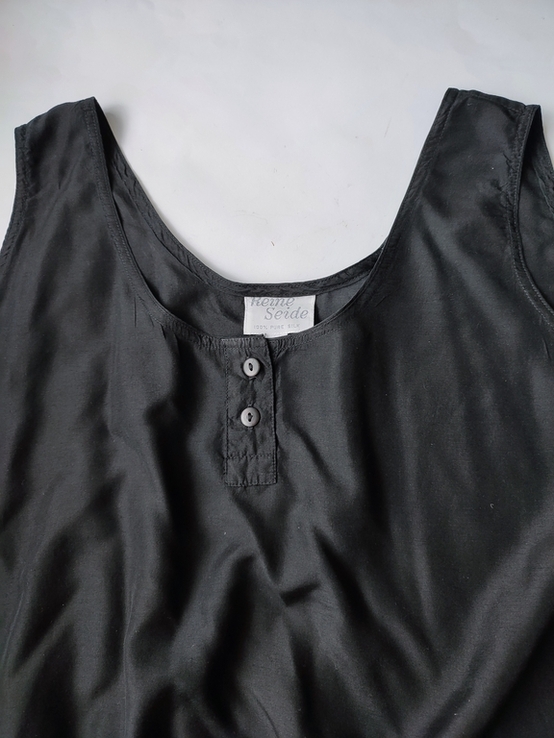 Вінтажна шовкова блуза майка від бренду Reine Seide, numer zdjęcia 6