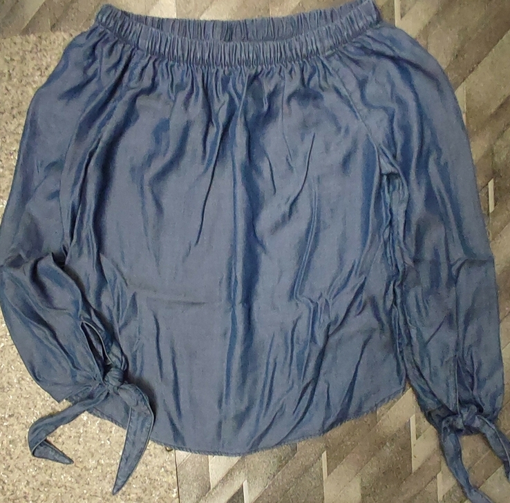 Блуза (резинка на плечах)H&amp;M. Размер XS, photo number 2