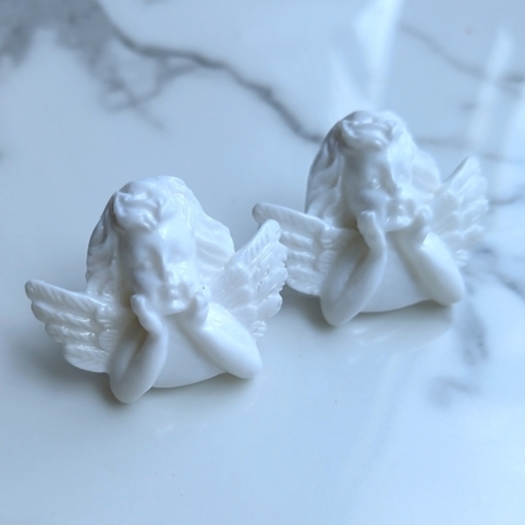 Сережки пусети нові з ангелами амури, фото №9