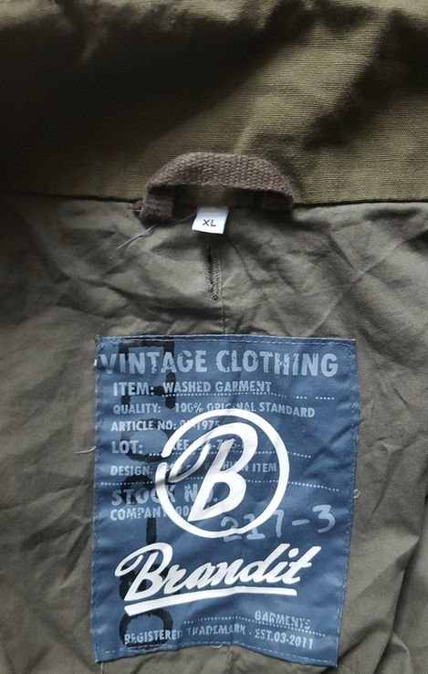 Куртка Brandit M65 Giant vintage clothing XL, photo number 6