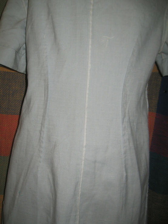 Вінтажний сукня -халат льняний з ручною вишивкою., photo number 10