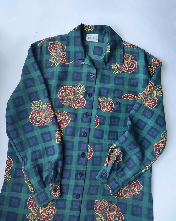 Оригинальная шелковая рубашка, блуза, натуральный шелк Betty Barclay, фото №7