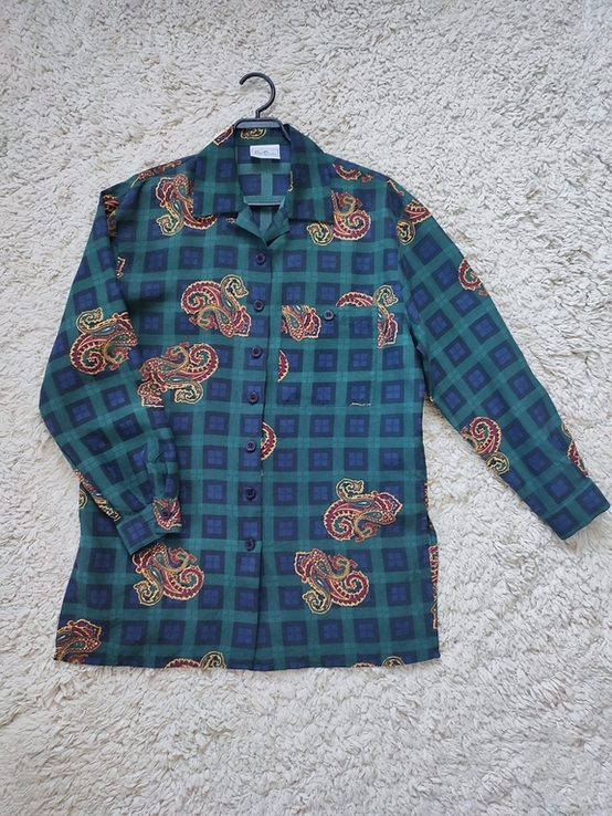 Оригинальная шелковая рубашка, блуза, натуральный шелк Betty Barclay, фото №9