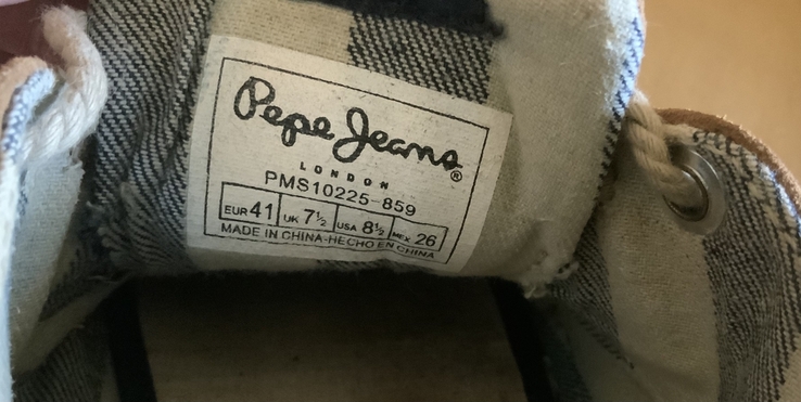 Мокасины замшевые Pepe Jeans, р.41, фото №6