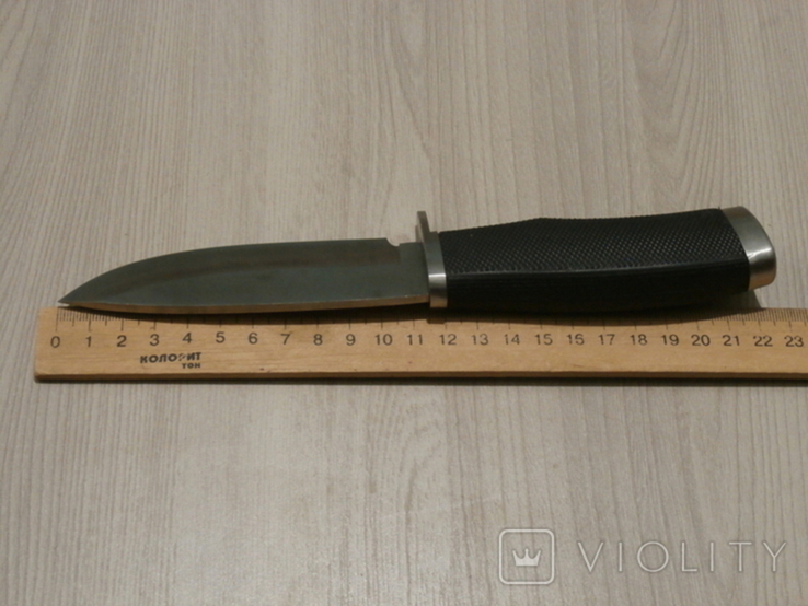 Нож для охоты,рыбалки и туризма Buck Knives Silver 1902 серебро 220mm,в чехле из ткани, фото №6