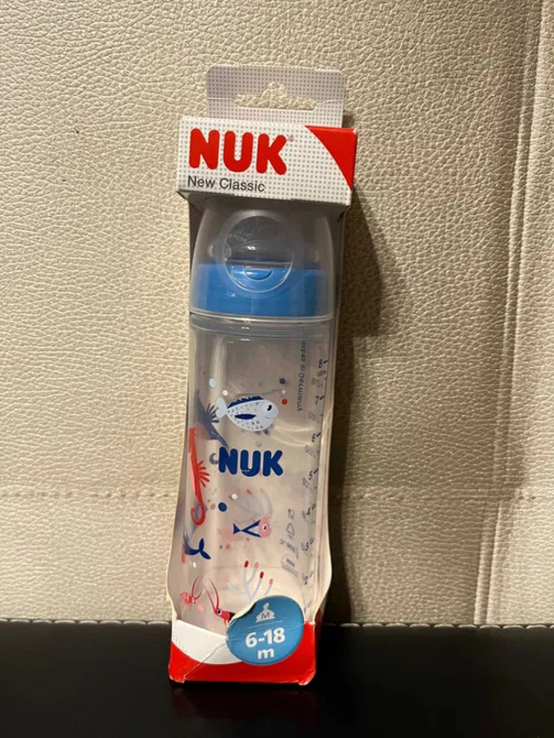 Пляшечка для годування NUK 250ml 6-18m, фото №2