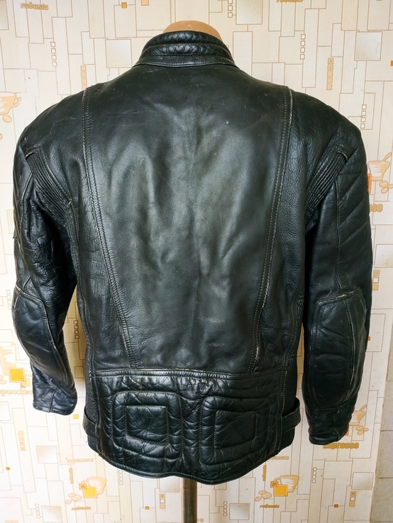 Потужна мотокуртка. Шкіряна чоловіча куртка SPORTEX p-p 40, фото №8