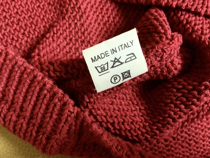 Пуловер лонгслив вязаный женский, италия, фото №6