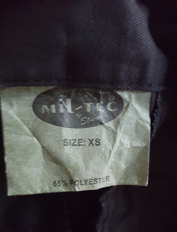 Польові штани Mil-Tec trousers, hot weather black pattern combat XS, numer zdjęcia 3