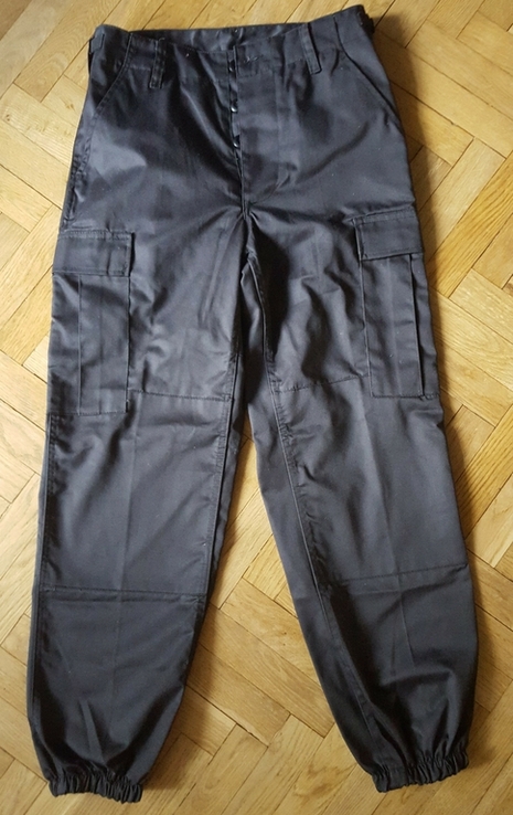 Польові штани Mil-Tec trousers, hot weather black pattern combat XS, numer zdjęcia 5