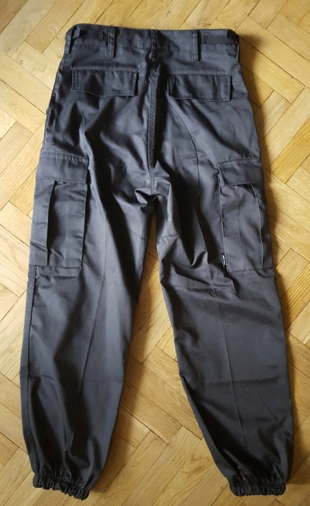Польові штани Mil-Tec trousers, hot weather black pattern combat XS, фото №7