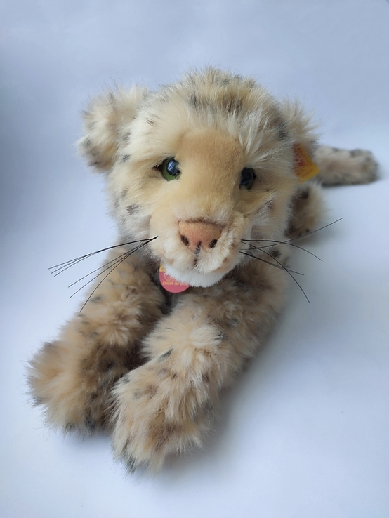 Вінтажна коллекційна іграшка гепард леопард STEIFF 102844 Molly BabyLowe, numer zdjęcia 2