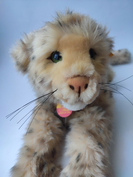 Вінтажна коллекційна іграшка гепард леопард STEIFF 102844 Molly BabyLowe, numer zdjęcia 3
