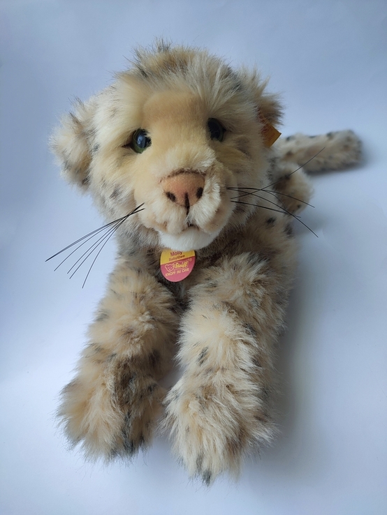 Вінтажна коллекційна іграшка гепард леопард STEIFF 102844 Molly BabyLowe, numer zdjęcia 4